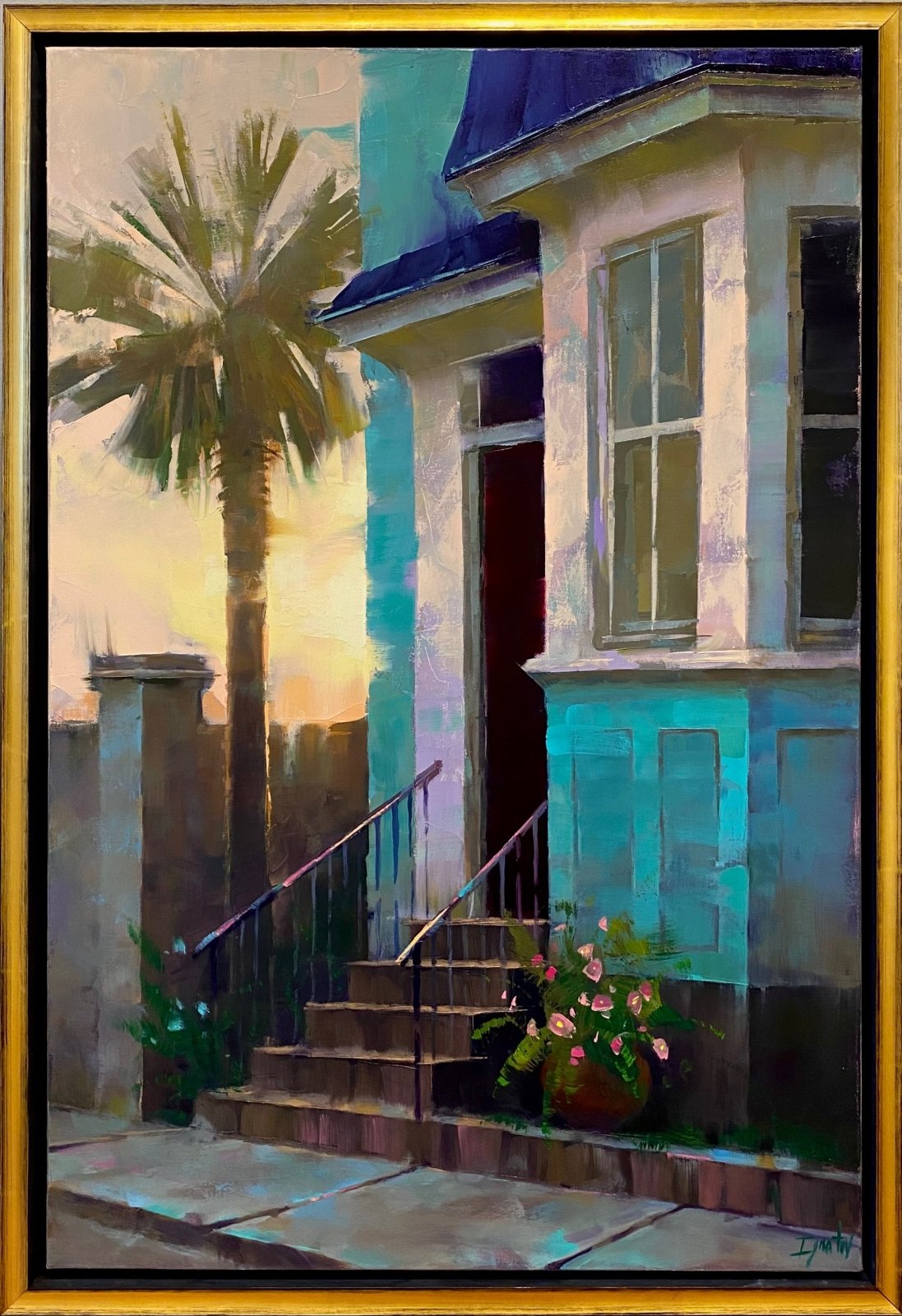 Teal House by Ignat Ignatov at LePrince Galleries