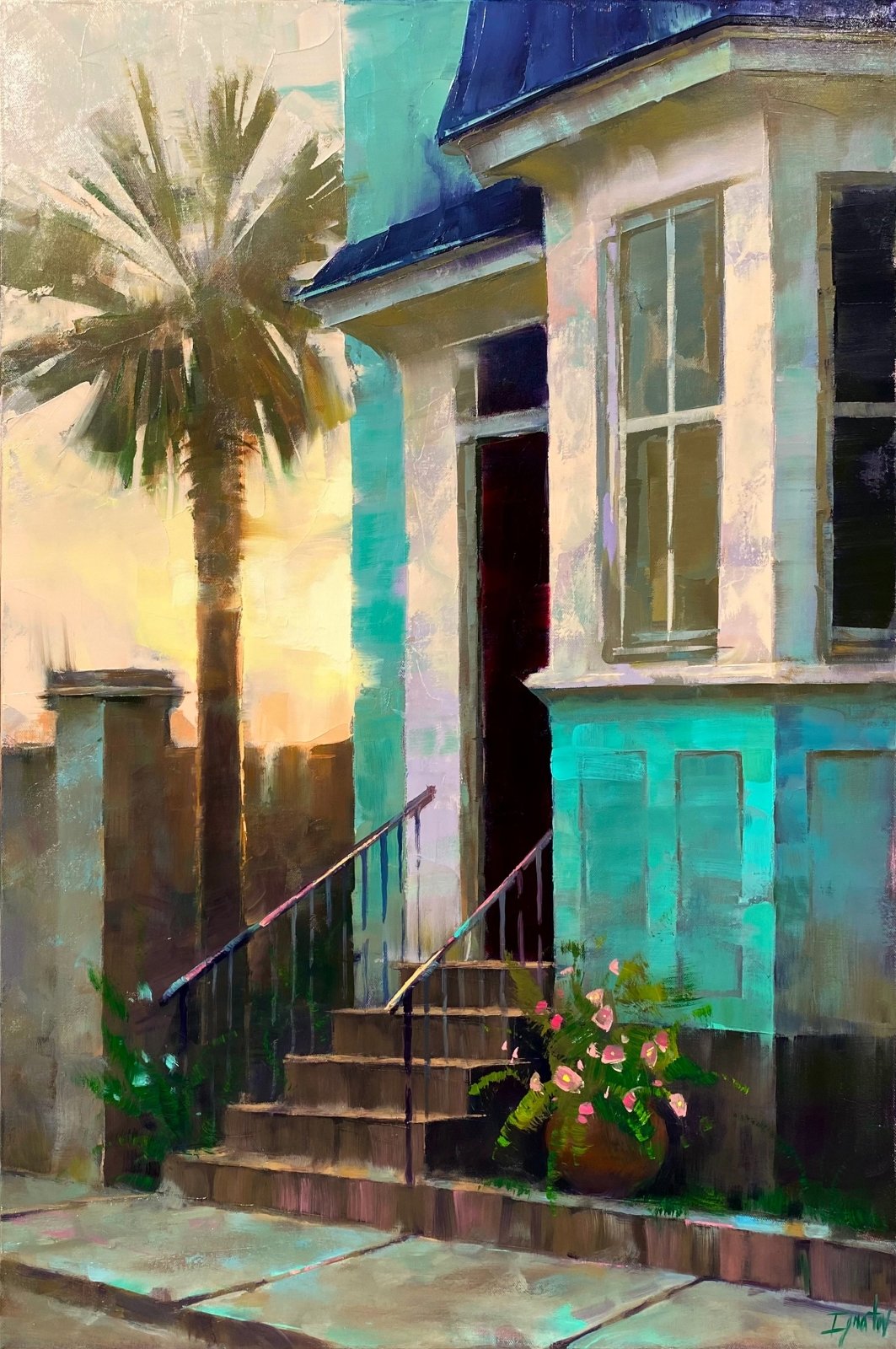Teal House by Ignat Ignatov at LePrince Galleries
