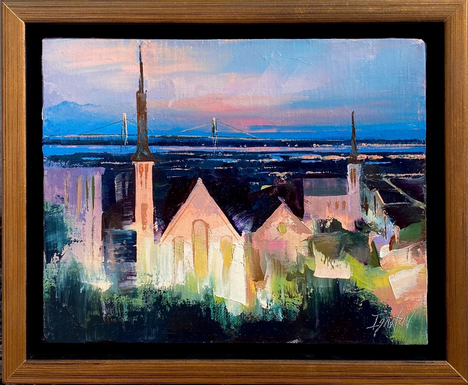 View from Marion Square, study by Ignat Ignatov at LePrince Galleries