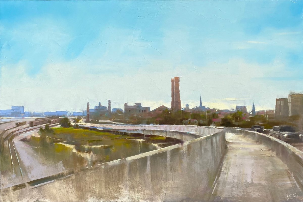Charleston View from the Bridge by Ignat Ignatov at LePrince Galleries