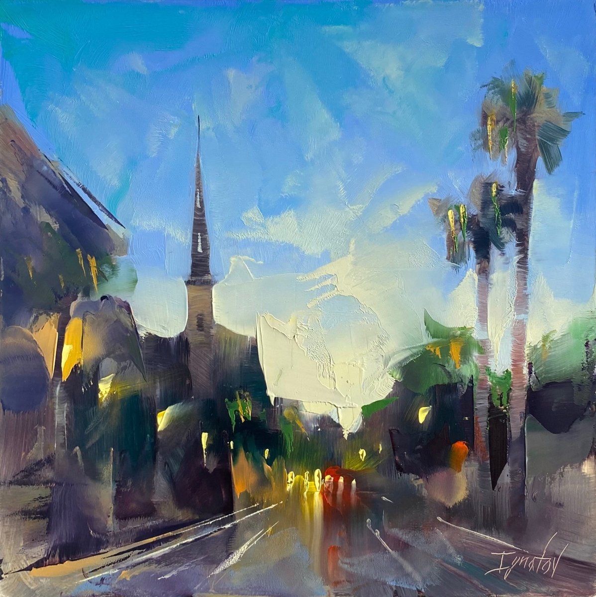 Meeting and John, Study by Ignat Ignatov at LePrince Galleries