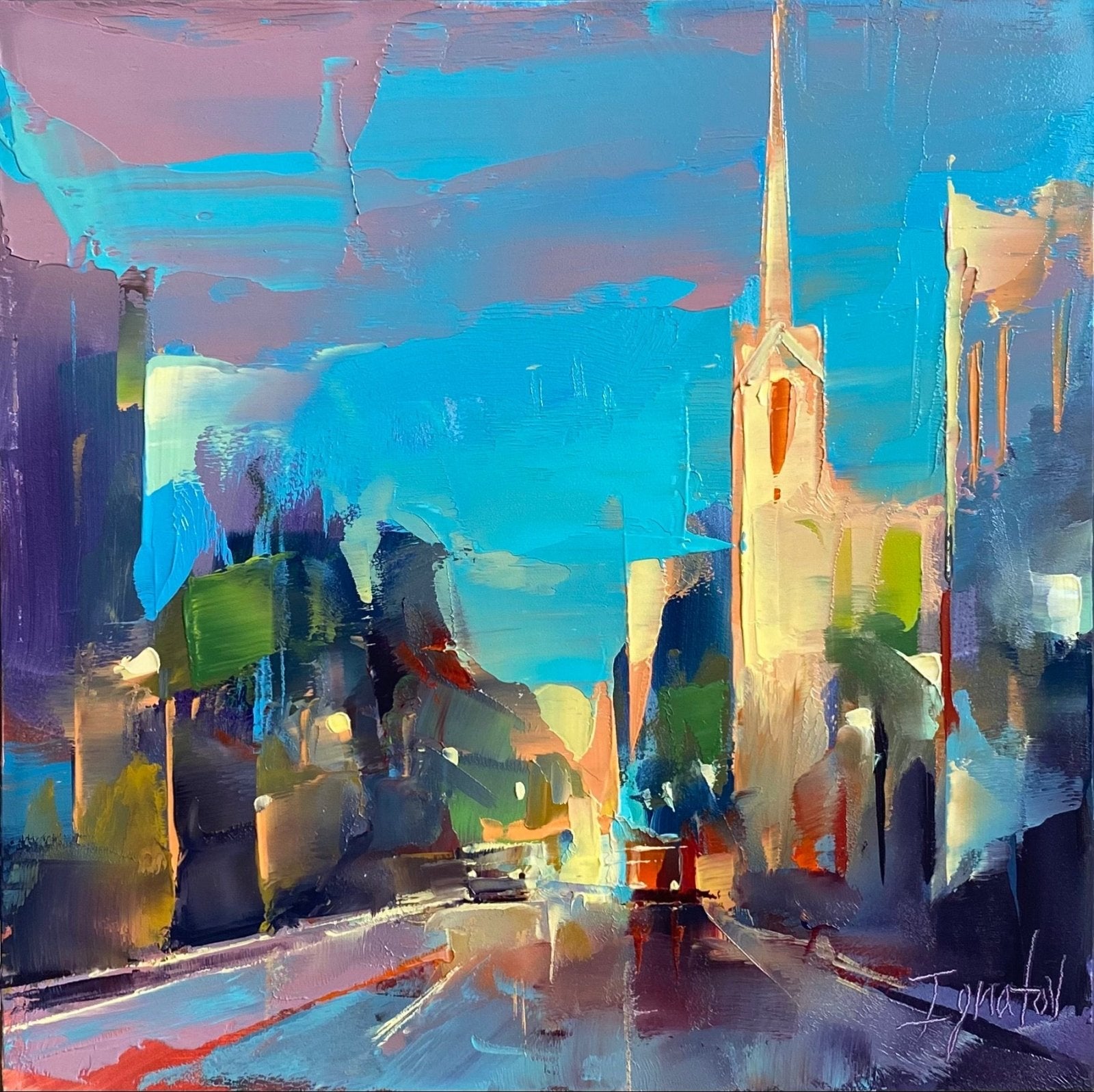 Charleston Evening, study by Ignat Ignatov at LePrince Galleries