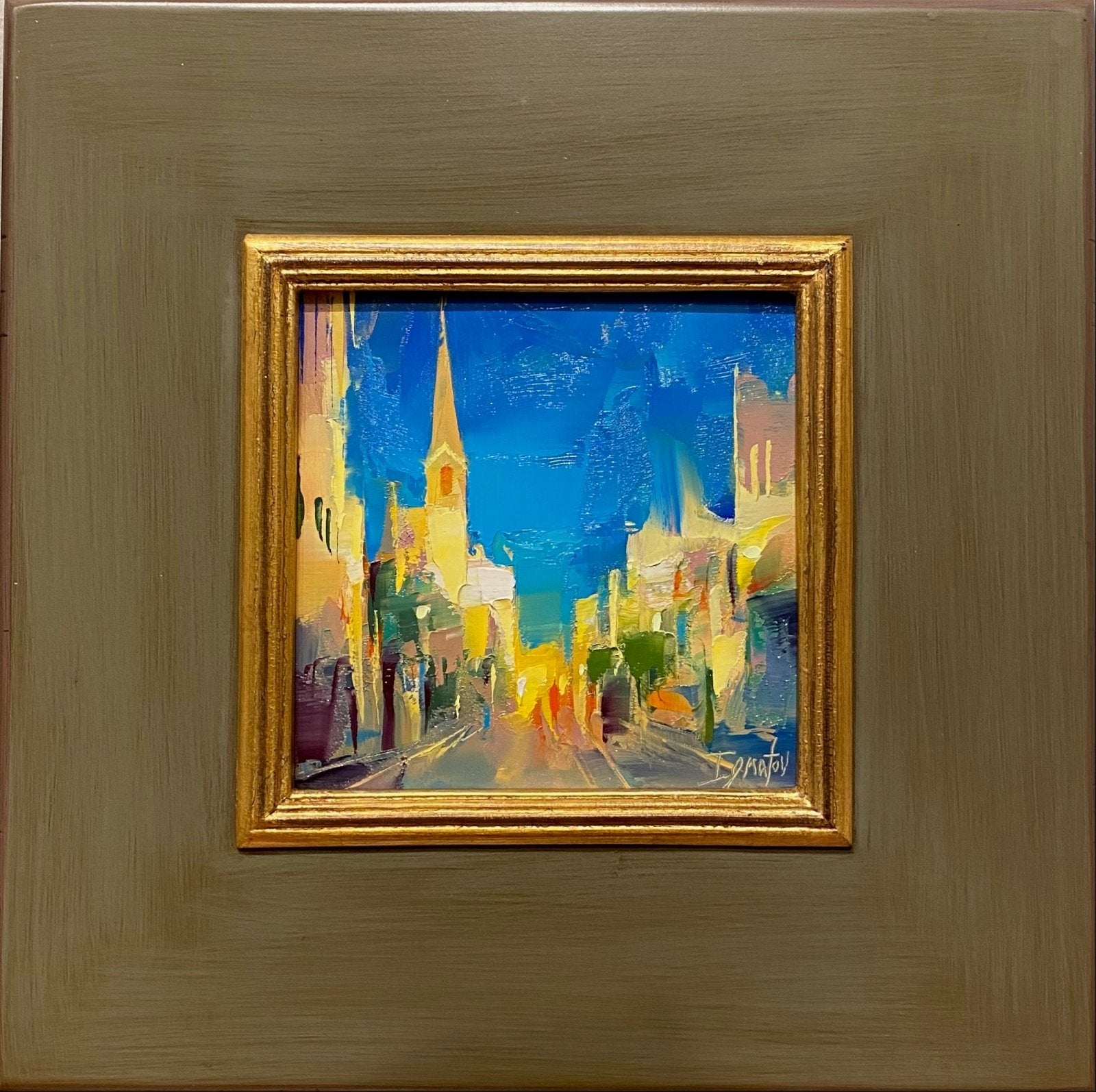 King Street Lights, study by Ignat Ignatov at LePrince Galleries