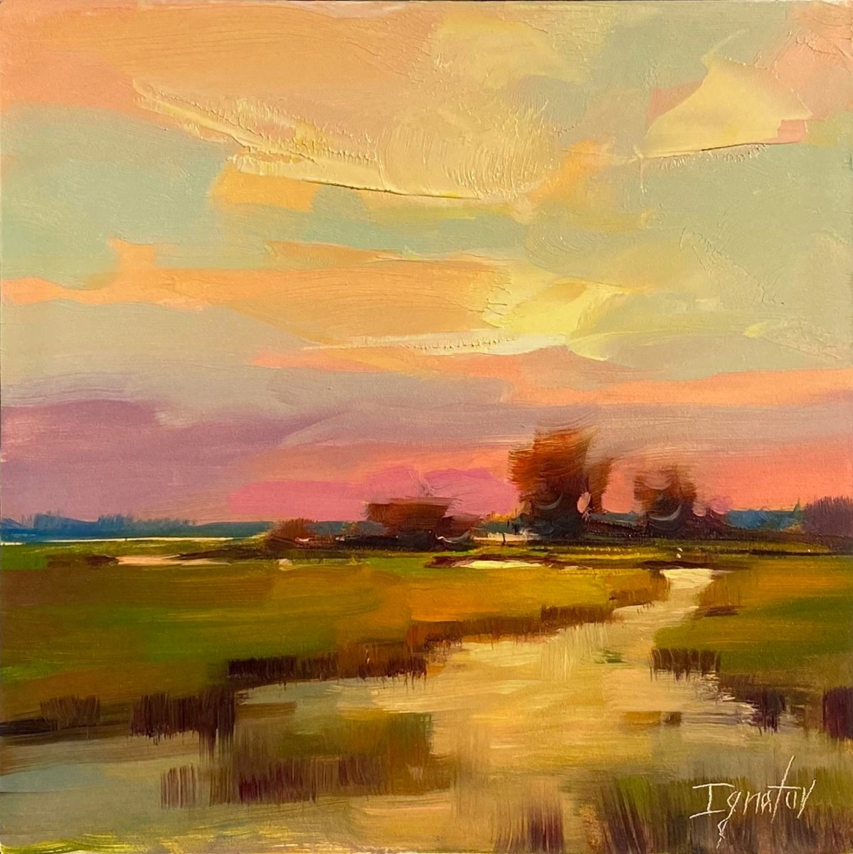Lowcountry Marsh, Study by Ignat Ignatov at LePrince Galleries