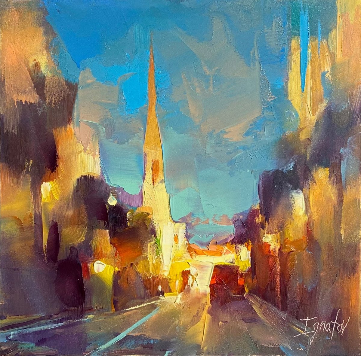 Meeting and John, Study by Ignat Ignatov at LePrince Galleries