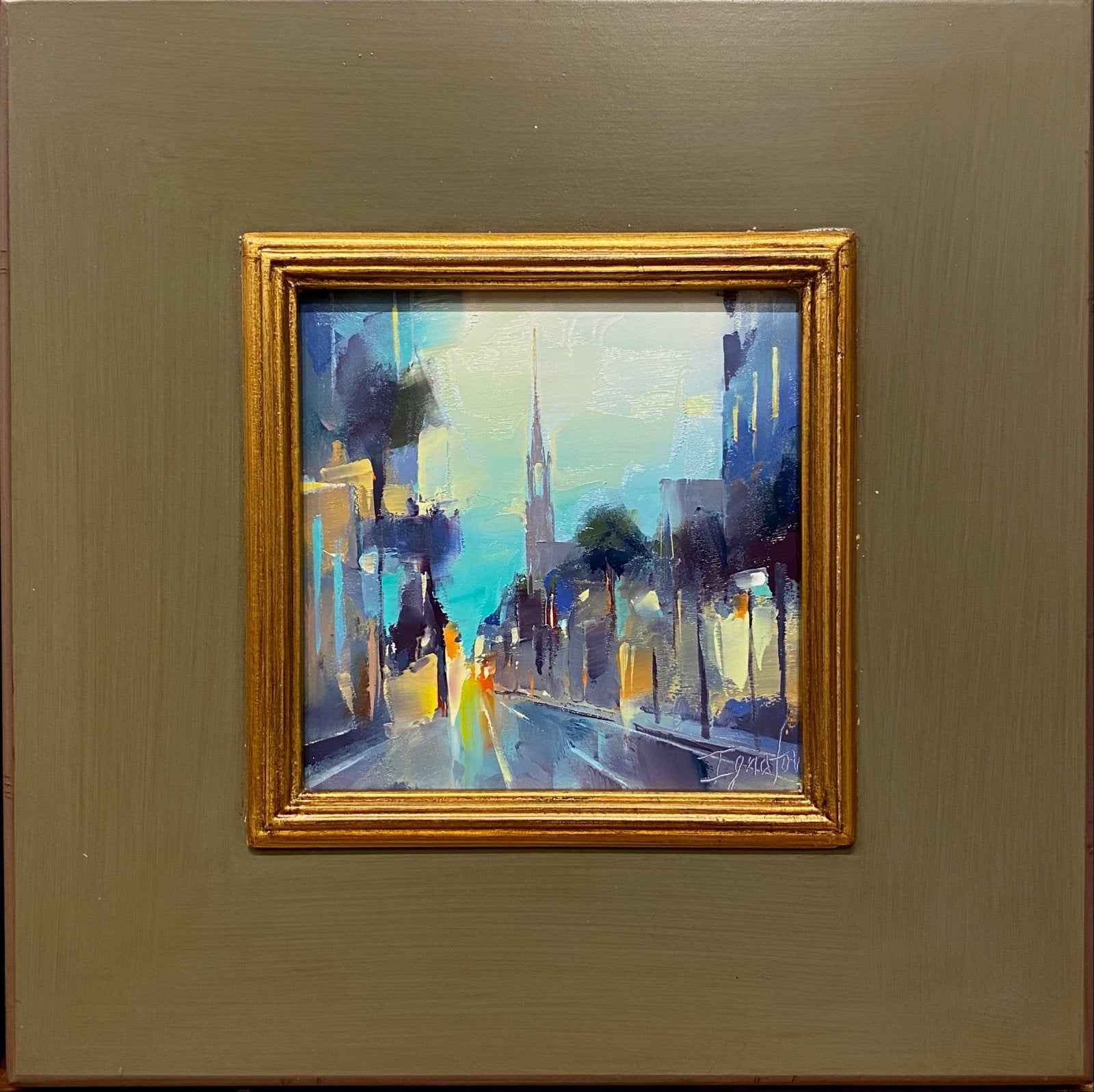 St. John's at Dusk, study by Ignat Ignatov at LePrince Galleries