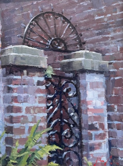 Stohls Alley Archgate by John Poon at LePrince Galleries
