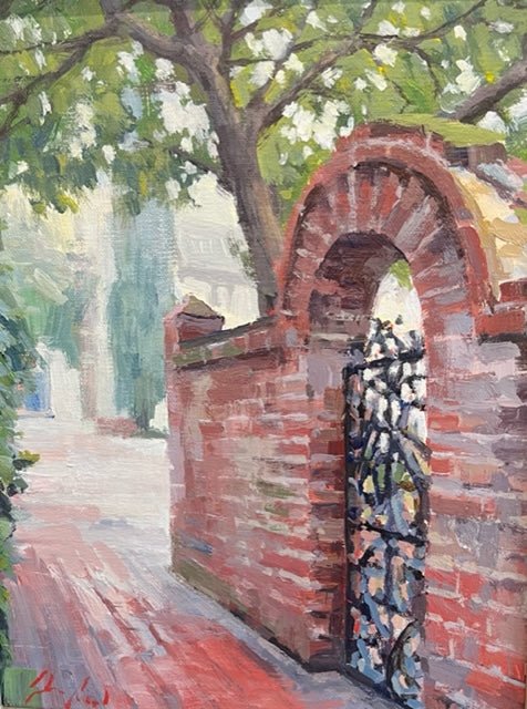 Stohls Alley Gate by John Poon at LePrince Galleries