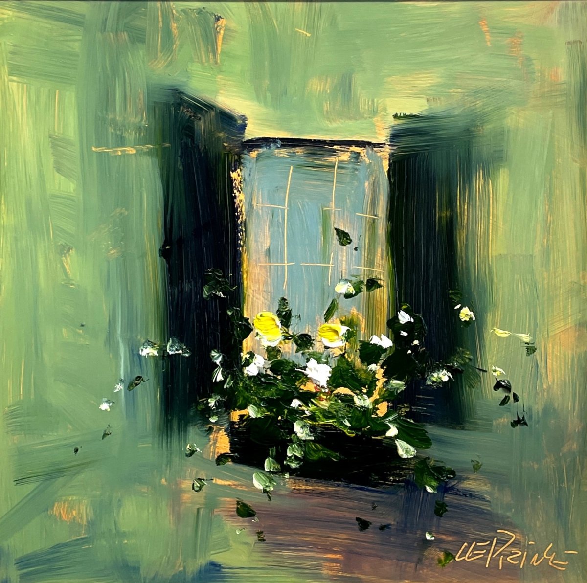 Window Box Study II by Kevin LePrince at LePrince Galleries