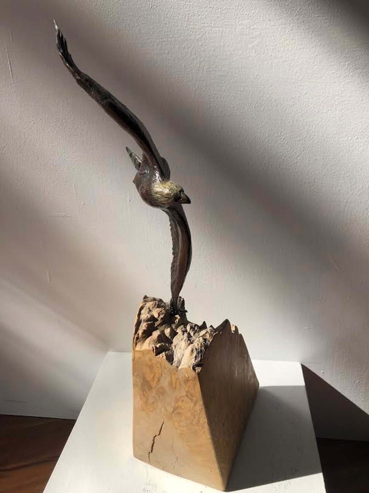 Golden Flight Song by Leo Osborne at LePrince Galleries