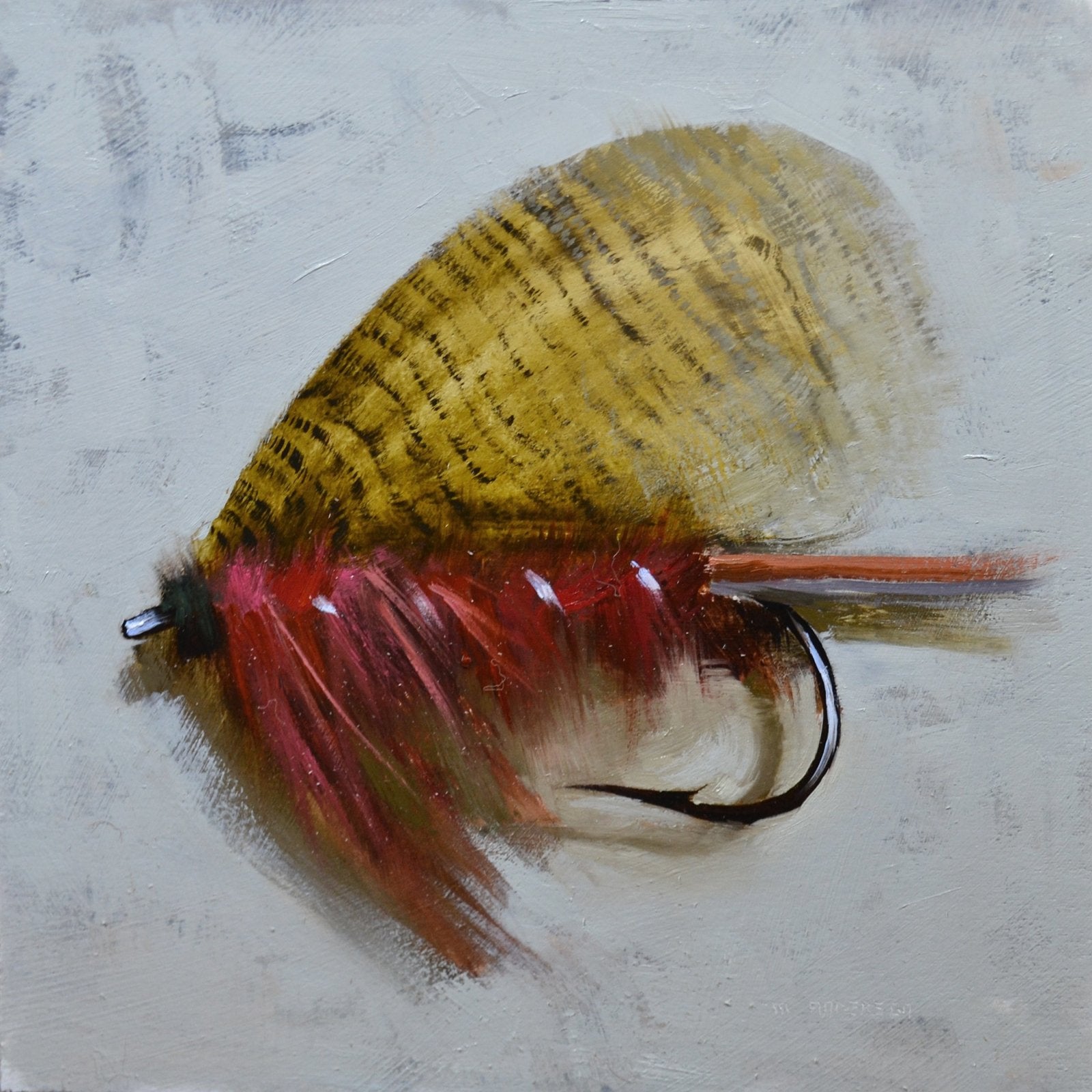 Blacker Claret Fly by Marc Anderson at LePrince Galleries