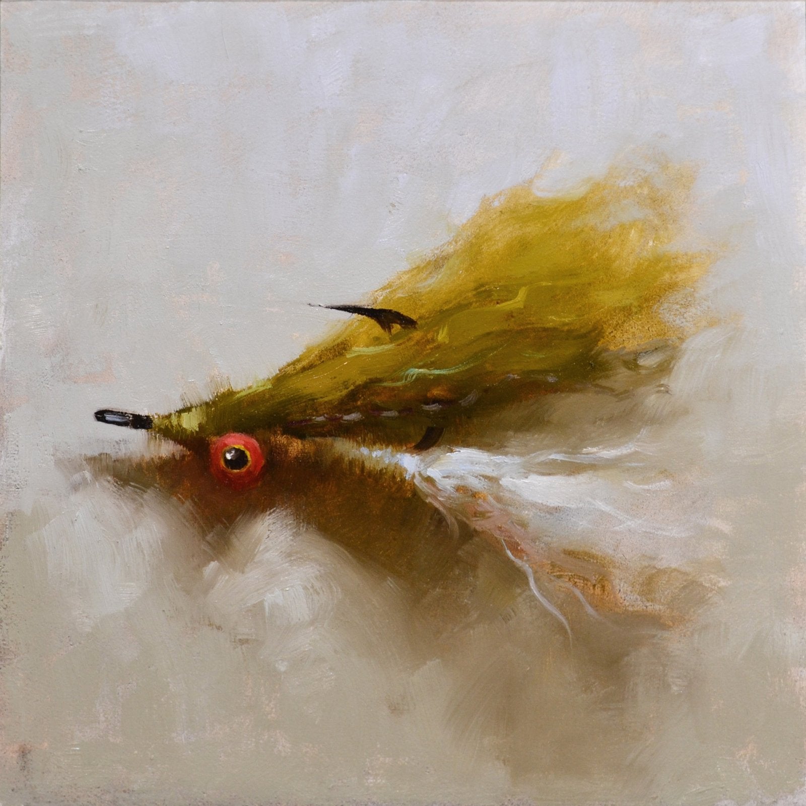 Olive Clouser Minnow by Marc Anderson at LePrince Galleries