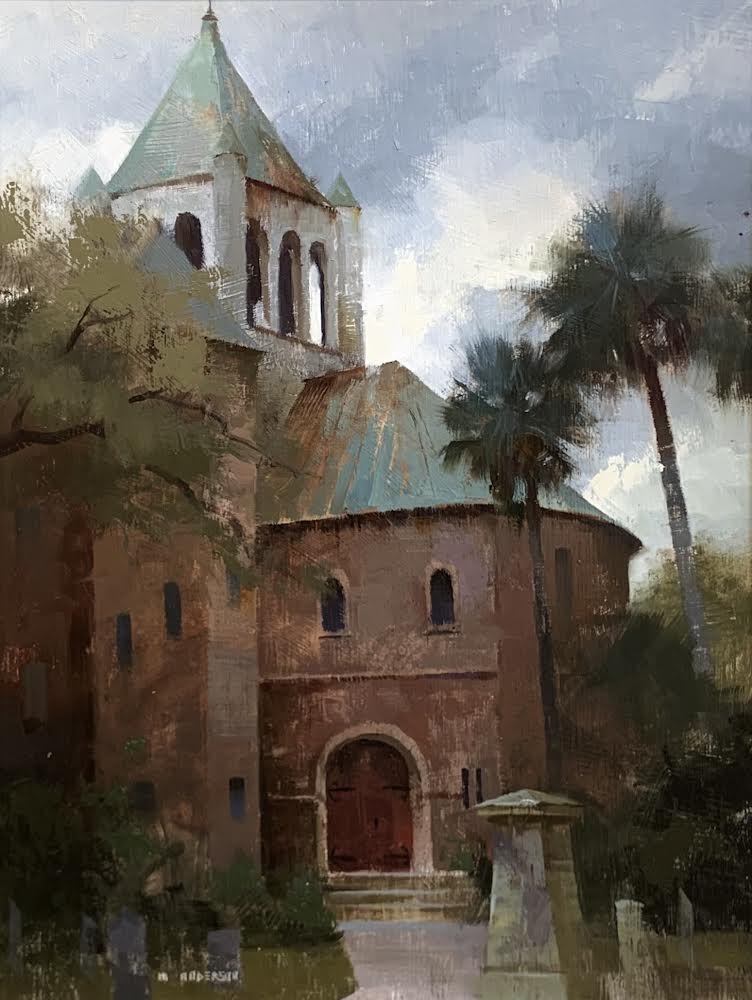 The Circular Church by Marc Anderson at LePrince Galleries