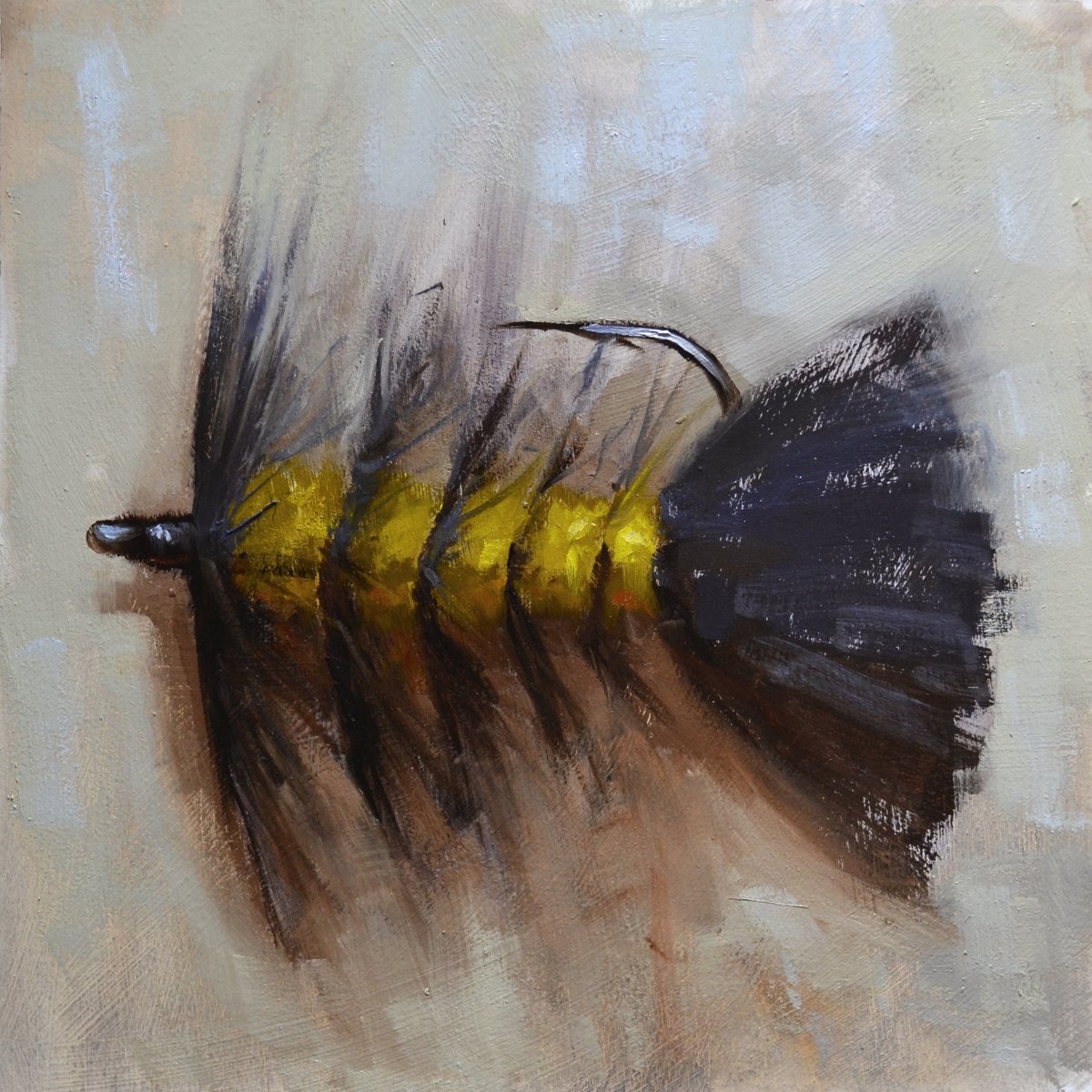 Black Olive Wooly Bugger by Marc Anderson at LePrince Galleries