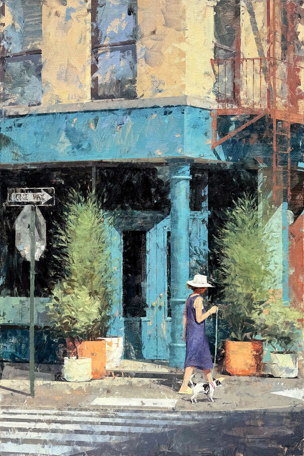 Crosswalk by Mark Bailey at LePrince Galleries