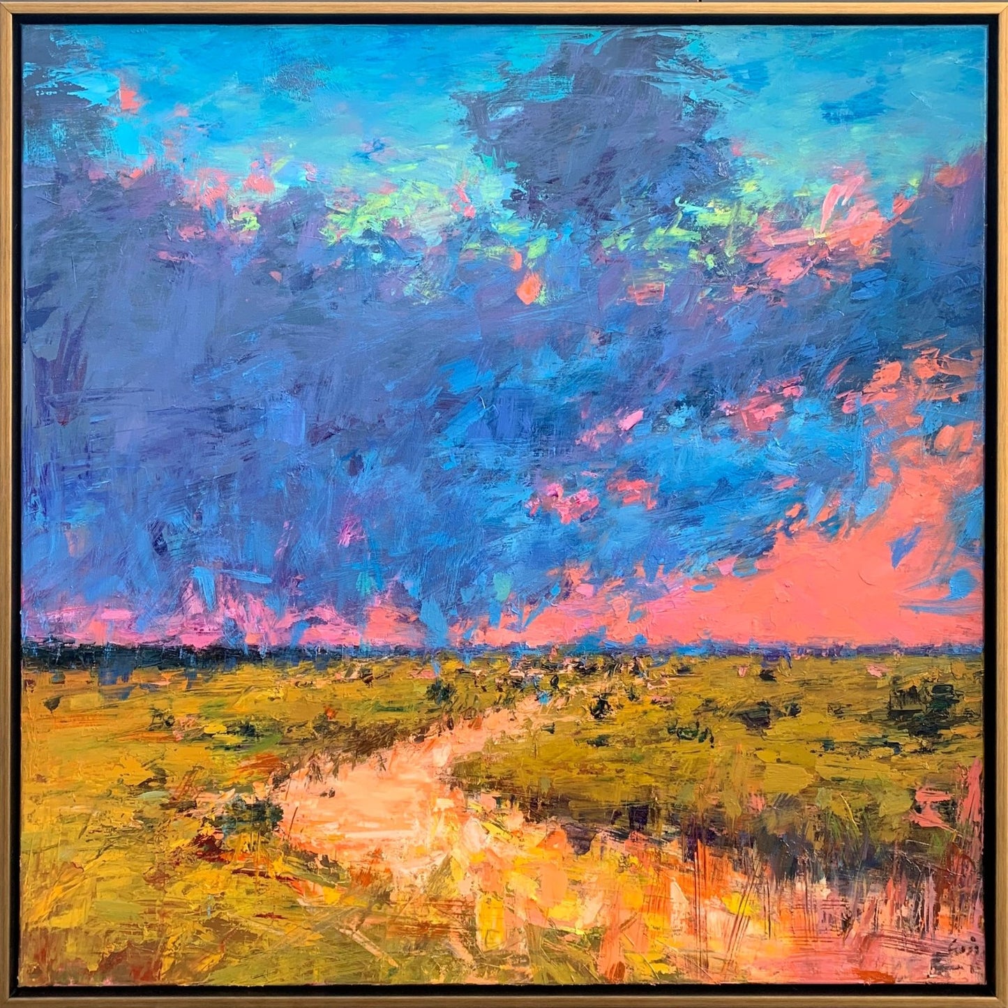 Dusk in Marshland by Ning Lee at LePrince Galleries
