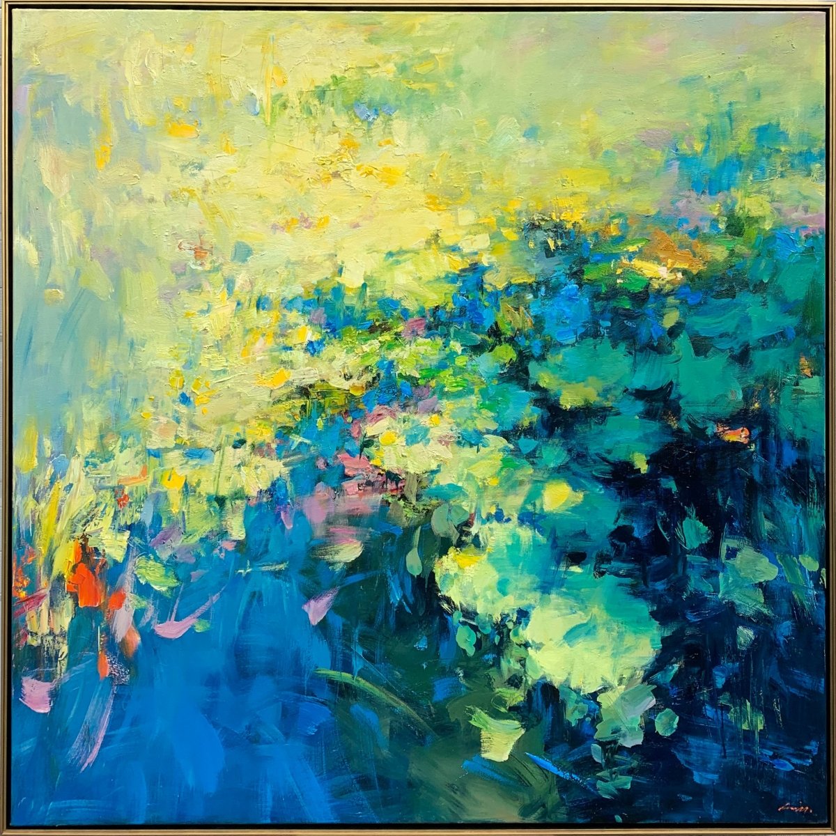 Summer Pond by Ning Lee at LePrince Galleries