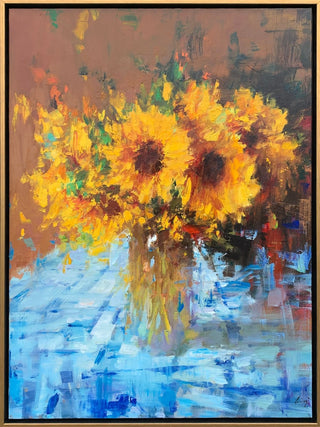 Sunflowers by Ning Lee at LePrince Galleries