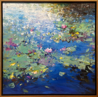 Water Lilies by Ning Lee at LePrince Galleries