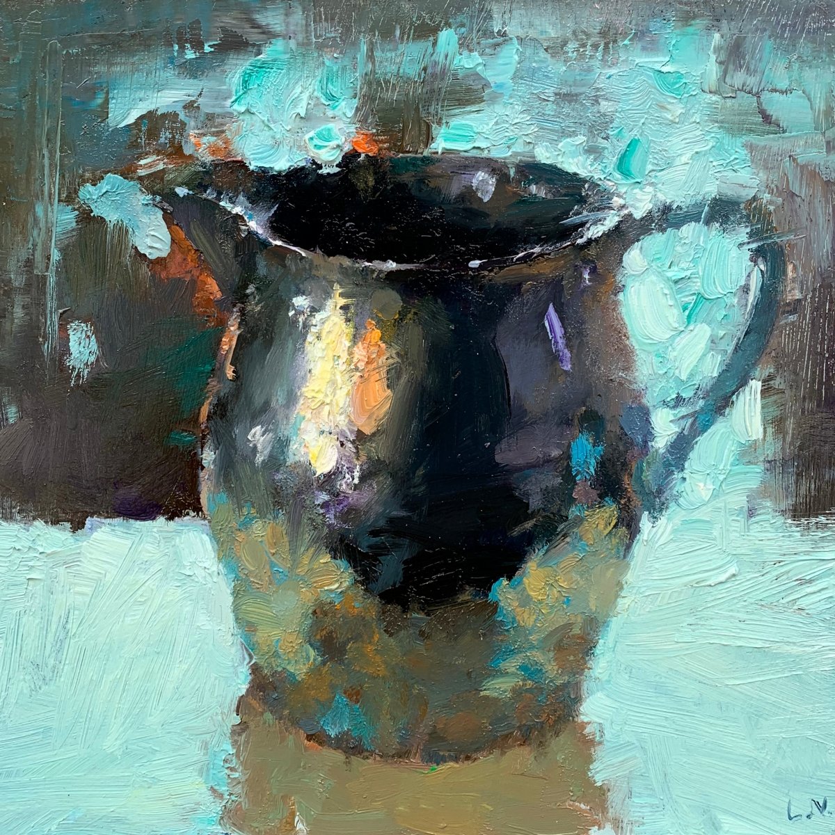 Pitcher by Ning Lee at LePrince Galleries