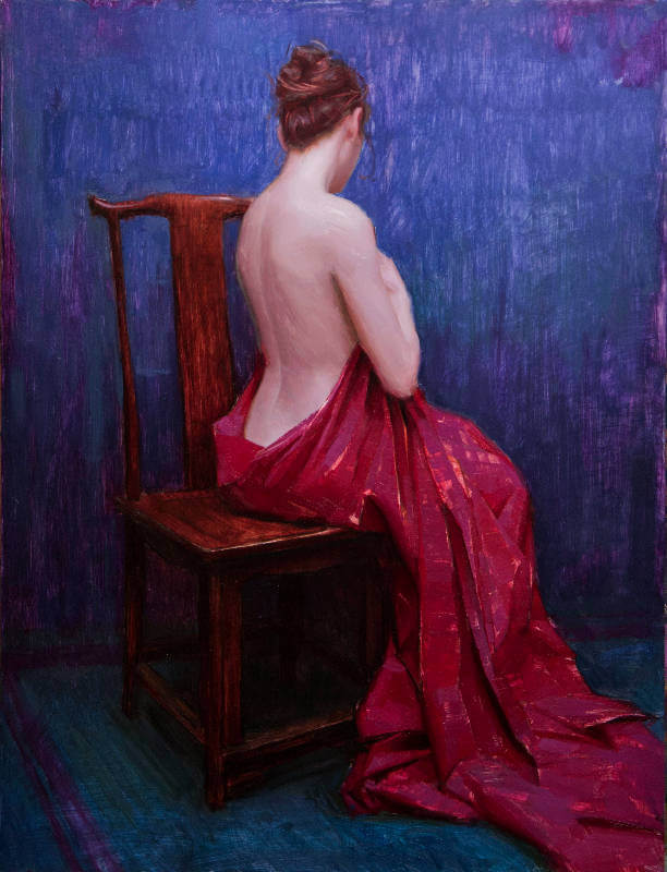 Alma in Red by Aaron Westerberg at LePrince Galleries