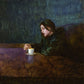 Cafe Indecision by Aaron Westerberg at LePrince Galleries