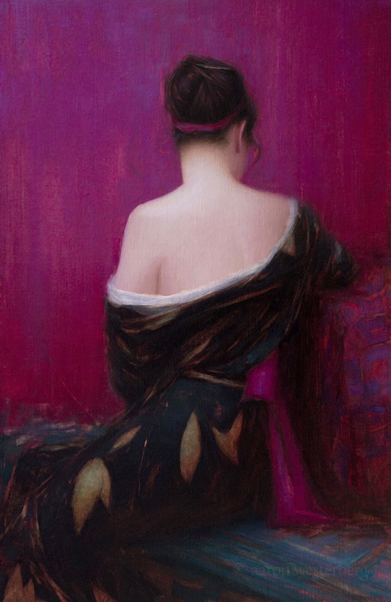 Kimono Study by Aaron Westerberg at LePrince Galleries
