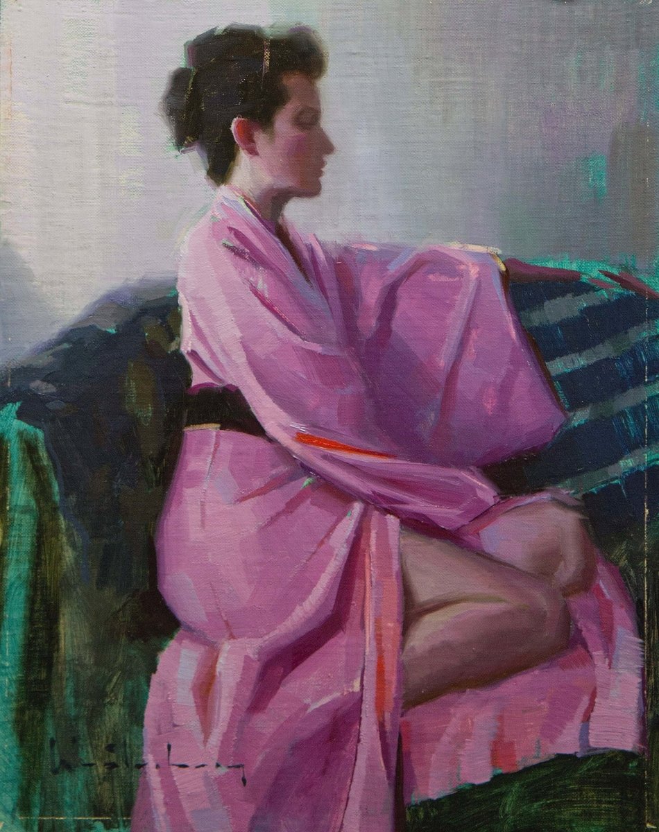 Kimono Study by Aaron Westerberg at LePrince Galleries