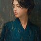 Lynda in Blur Kimono by Aaron Westerberg at LePrince Galleries