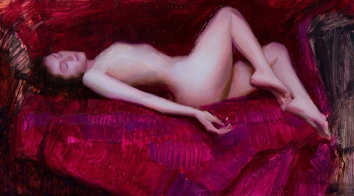 Nude in Repose by Aaron Westerberg at LePrince Galleries