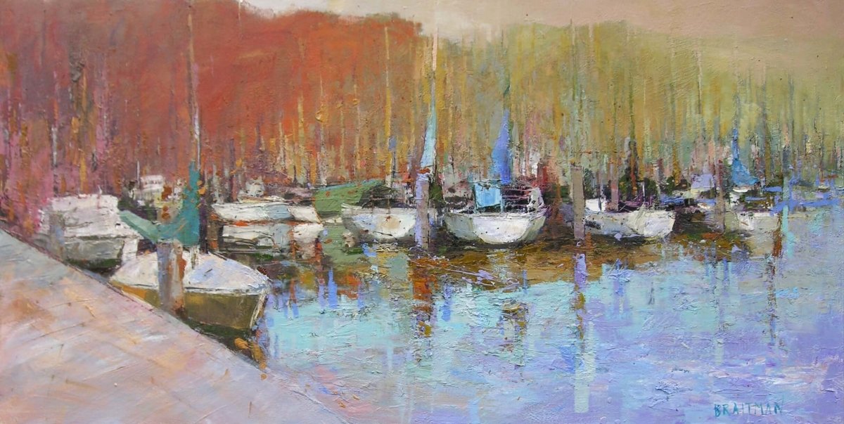Deep Point Marina by Andy Braitman at LePrince Galleries
