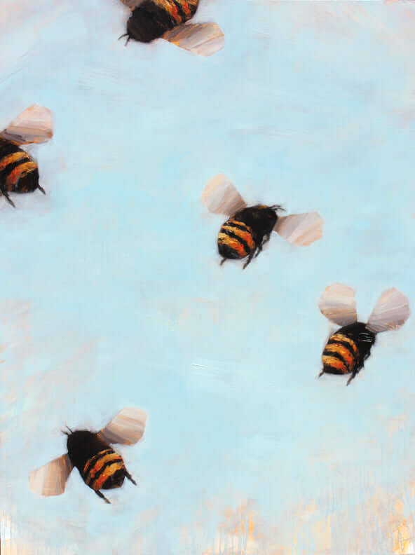 Bees 1-42 by Angie Renfro at LePrince Galleries