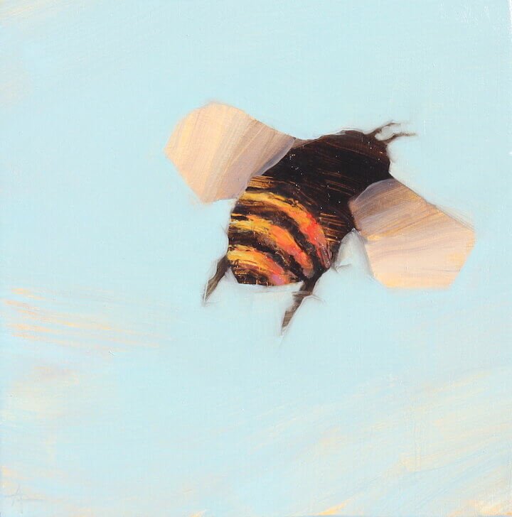 Bees 2-04 by Angie Renfro at LePrince Galleries