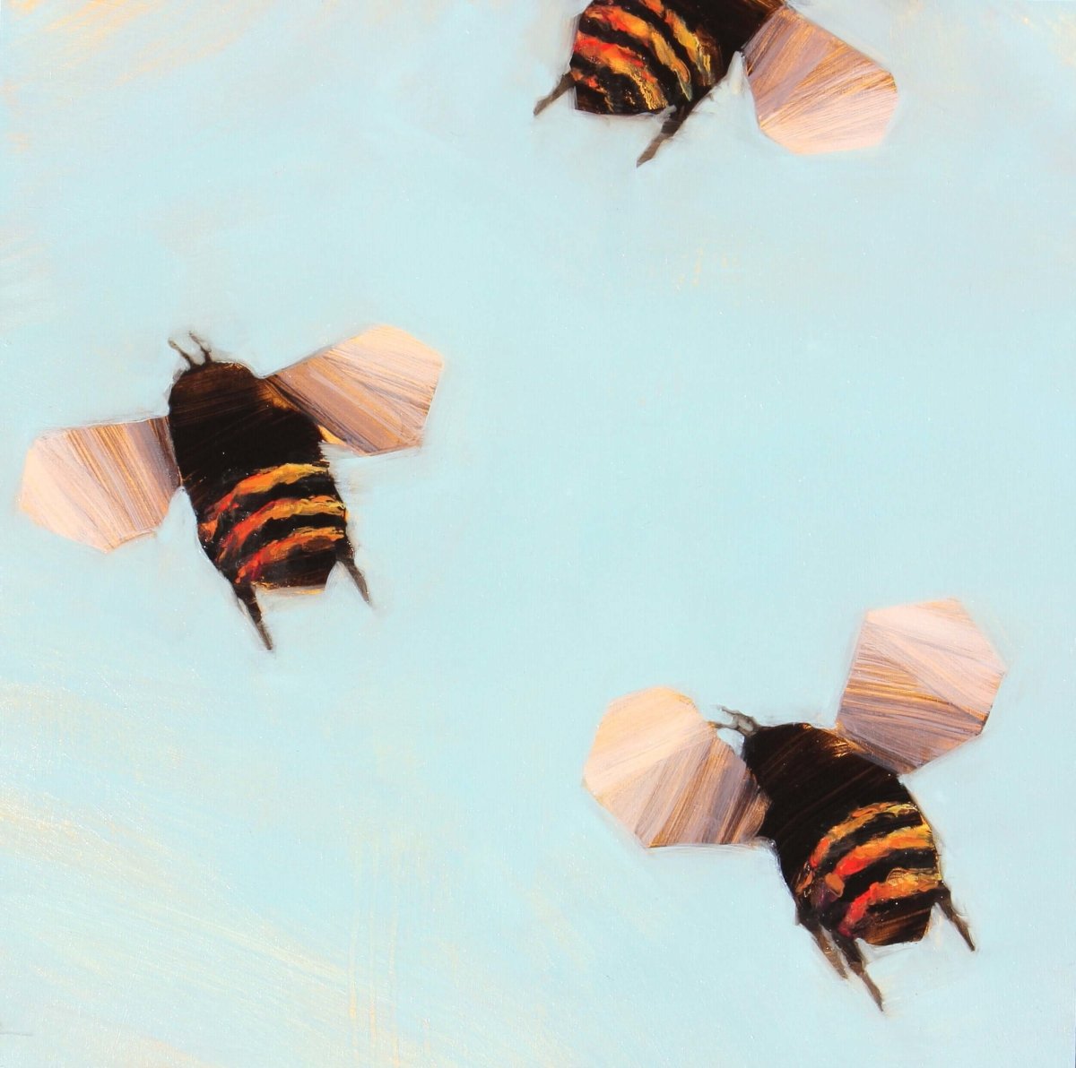 Bees 2-08 by Angie Renfro at LePrince Galleries