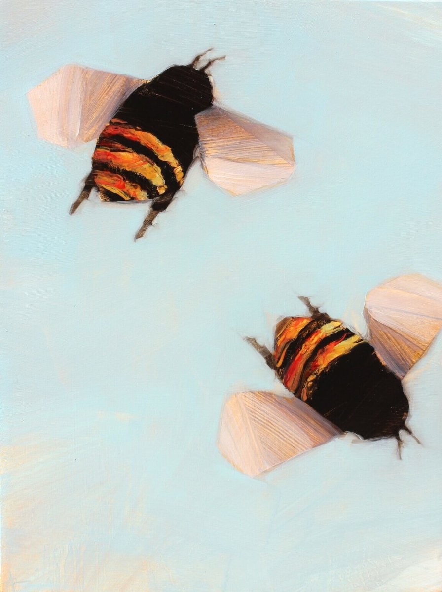 Bees 2-15 by Angie Renfro at LePrince Galleries