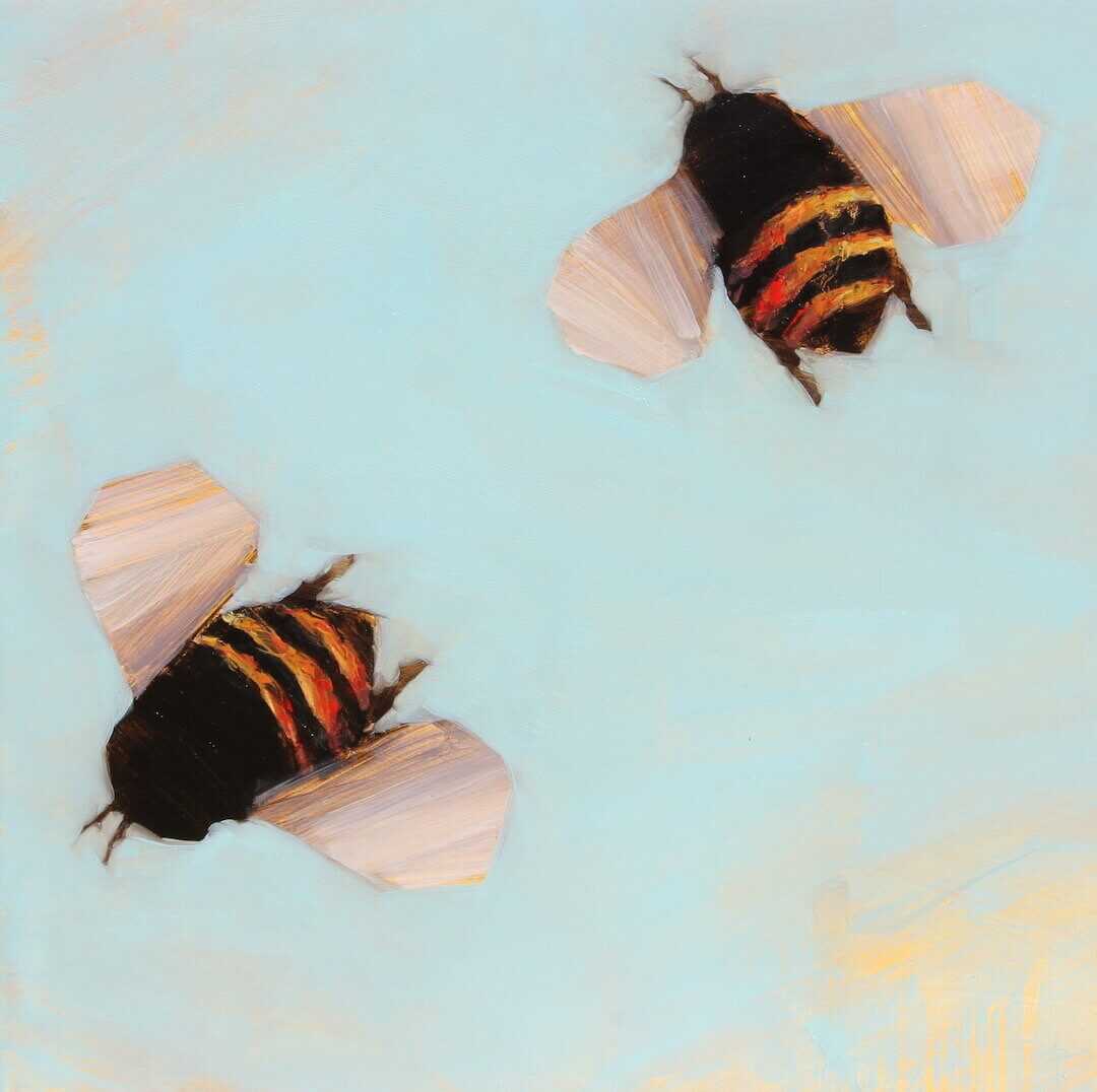 Bees 2-18 by Angie Renfro at LePrince Galleries