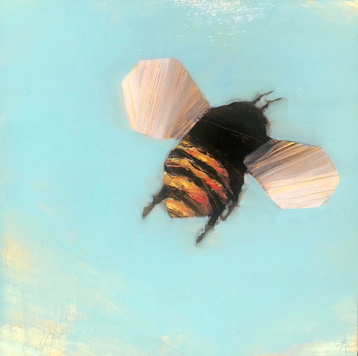 Bees 2-24 by Angie Renfro at LePrince Galleries