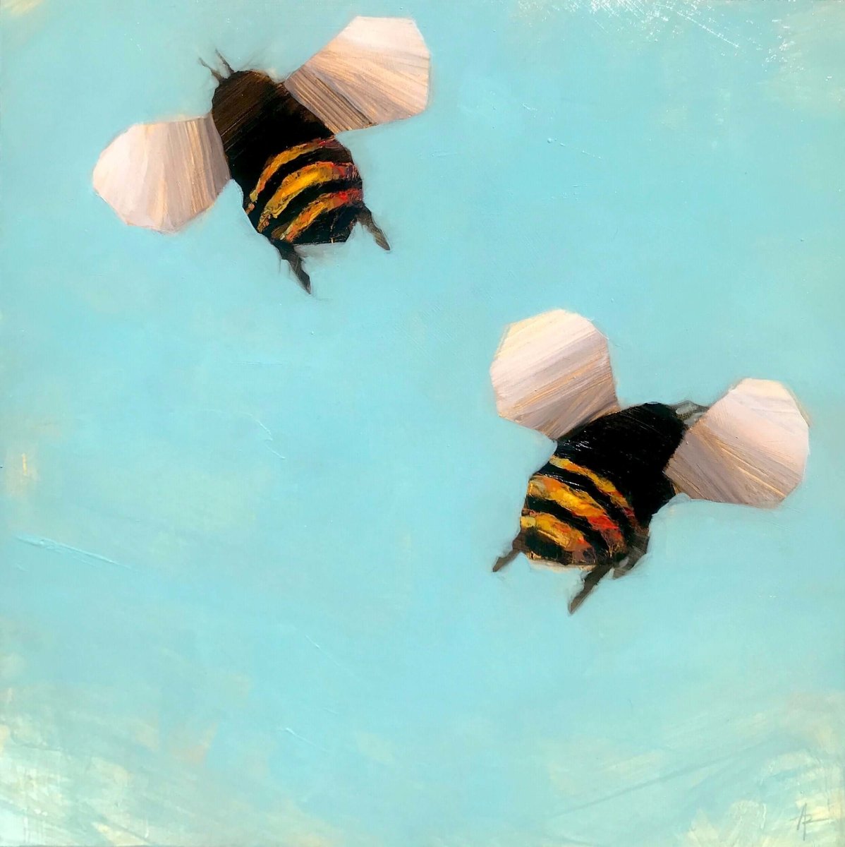 Bees 2-25 by Angie Renfro at LePrince Galleries