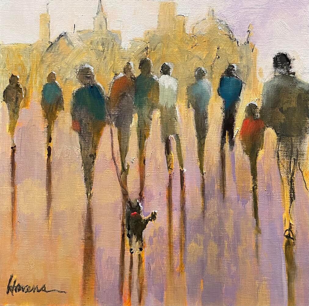 Ancient Town by Betsy Havens at LePrince Galleries
