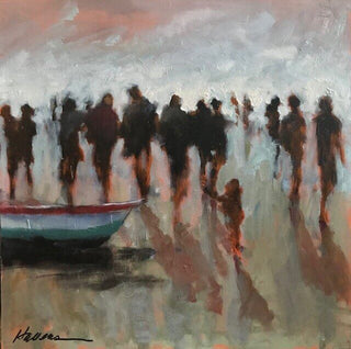 At The Beach In Winter by Betsy Havens at LePrince Galleries