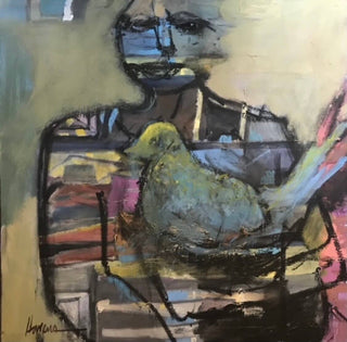 Bird Lady by Betsy Havens at LePrince Galleries