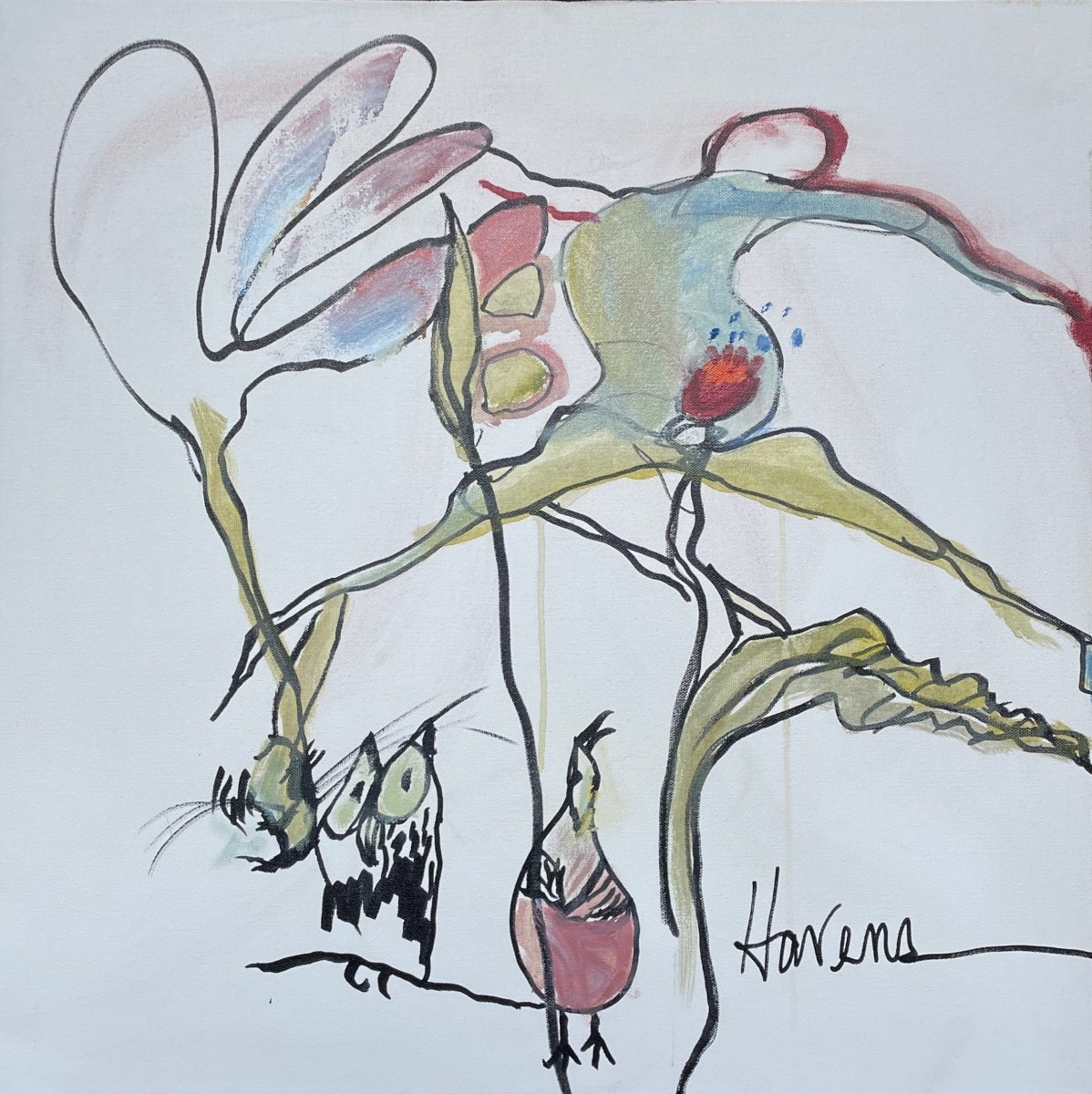 Dancing at the Farm by Betsy Havens at LePrince Galleries