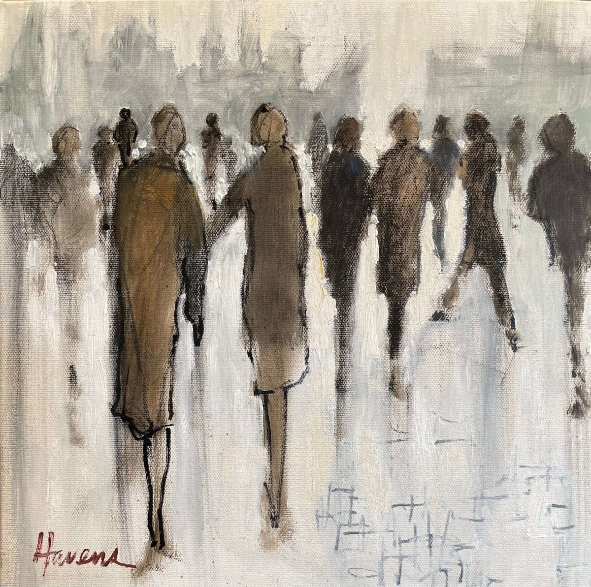 Ships in the Harbor by Betsy Havens at LePrince Galleries
