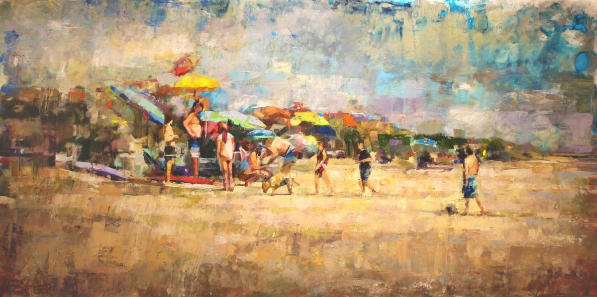 A Day At The Beach by Curt Butler at LePrince Galleries