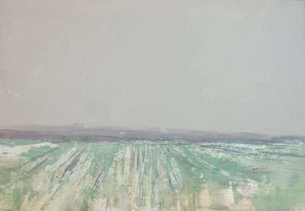 Field and Farm Series #4 by Deborah Hill at LePrince Galleries