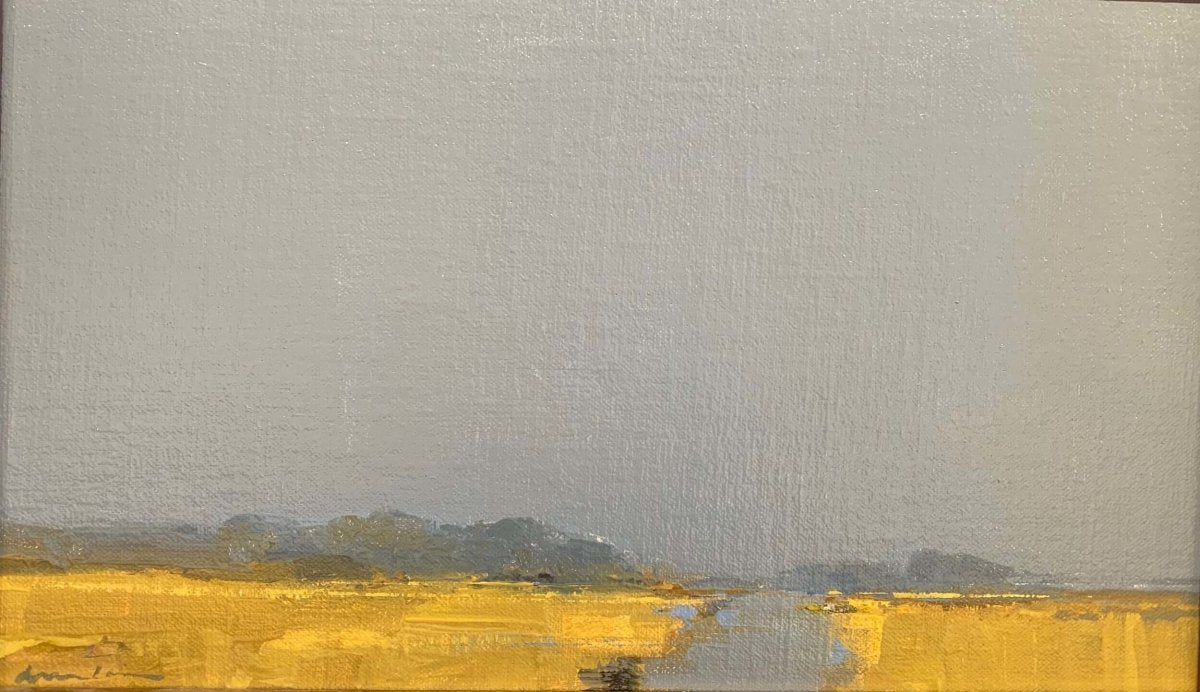 Gold Star Marsh by Deborah Hill at LePrince Galleries