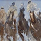 Horse and Riders by Deborah Hill at LePrince Galleries