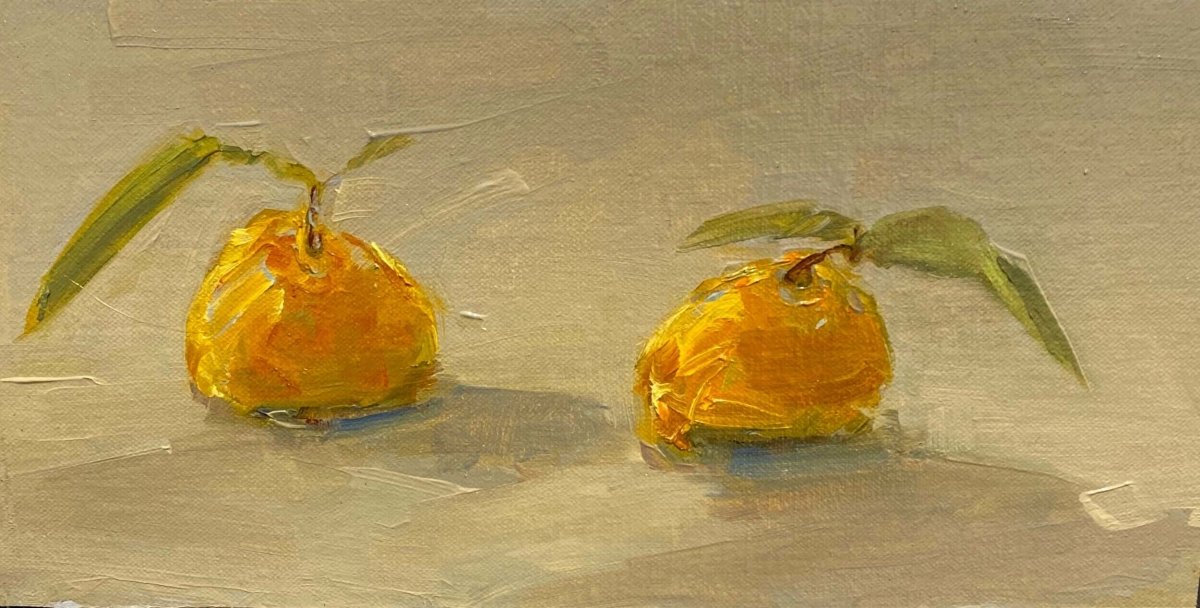 Satsuma Mandarin Series 2 by Deborah Hill at LePrince Galleries