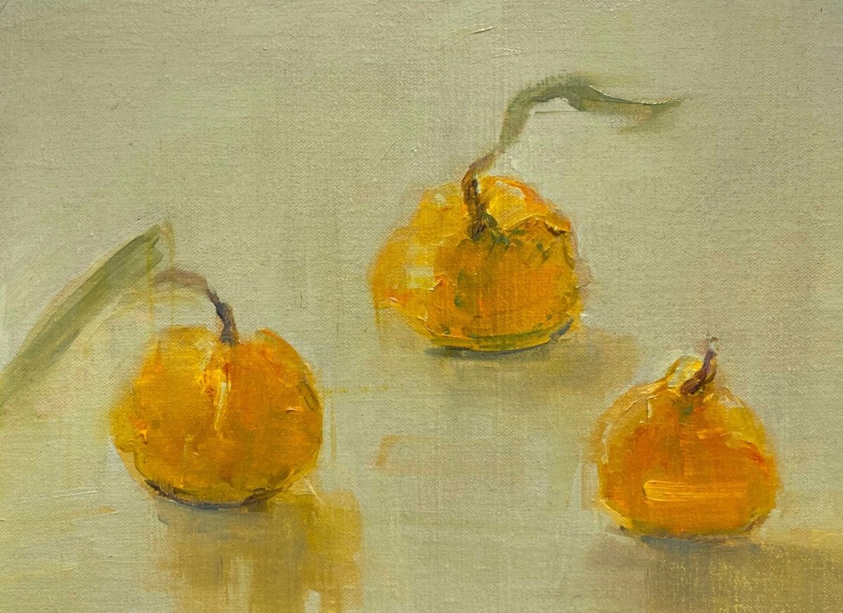 Satsuma Mandarin Series l by Deborah Hill at LePrince Galleries