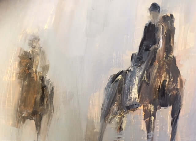 The Meet by Deborah Hill at LePrince Galleries
